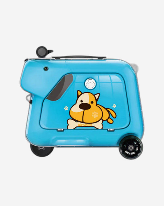 سكوتر Airwheel SQ3 الكهربائي - أزرق | حقيبة سفر للأطفال مزودة ببطارية قابلة للإزالة