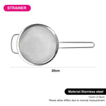 مصفاة فيسمان 20 سم بمقبض (فولاذ)