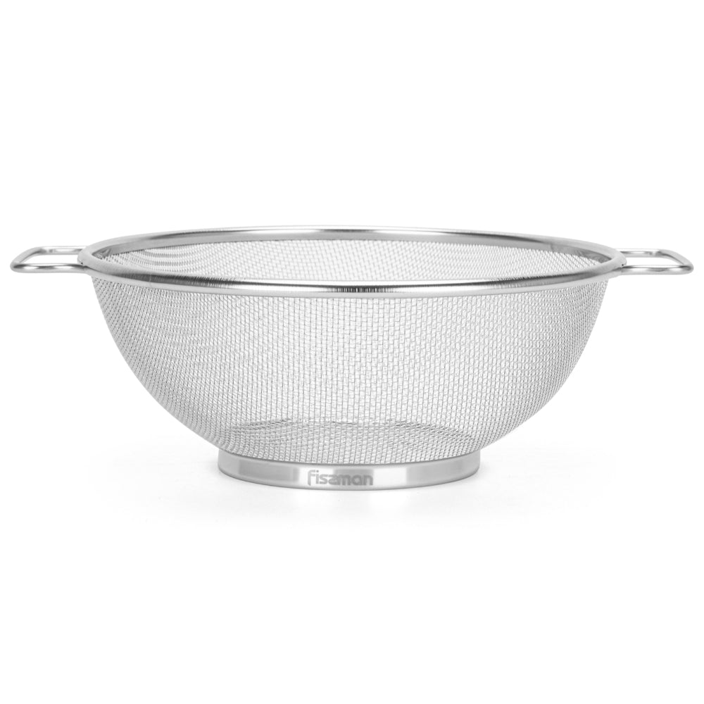 Fissman Round Stainer With Handle Silver 26cm