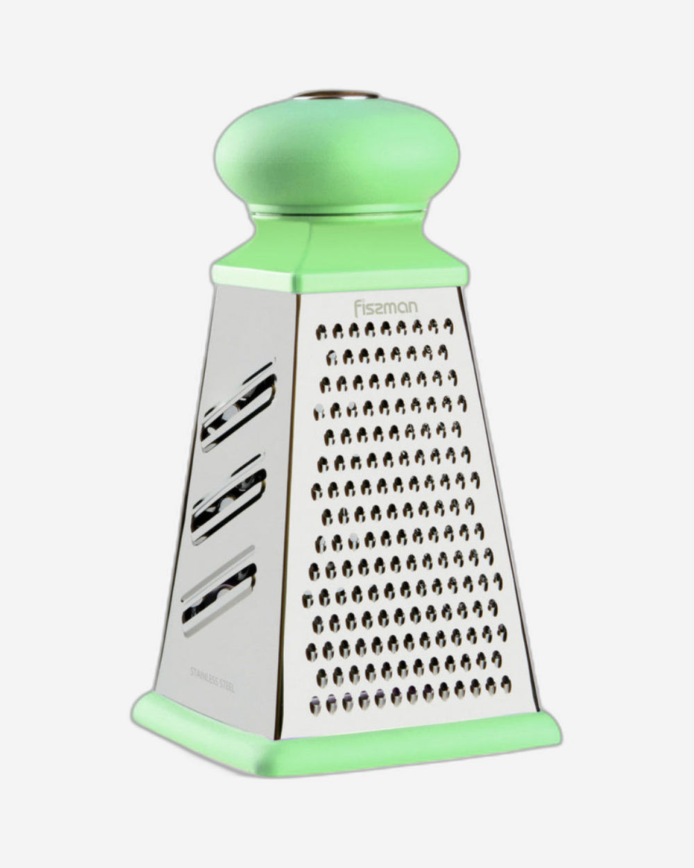 Fissman Vegetable And Chesse Grater Four Sided Green/Silver