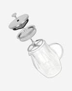 ماكينة تحضير القهوة الفرنسية فيسمان مزدوجة الجدار، مصنوعة من زجاج البورسليكات، 600 مل، فضية