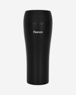 Fissman Double Wall Vacuum Travel Mug 420ml, Black Color Stainless Steel
