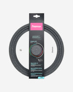 غطاء فيسمان متعدد المقاسات بحافة سيليكون رخامية 24/26/28 سم، شفاف/رمادي