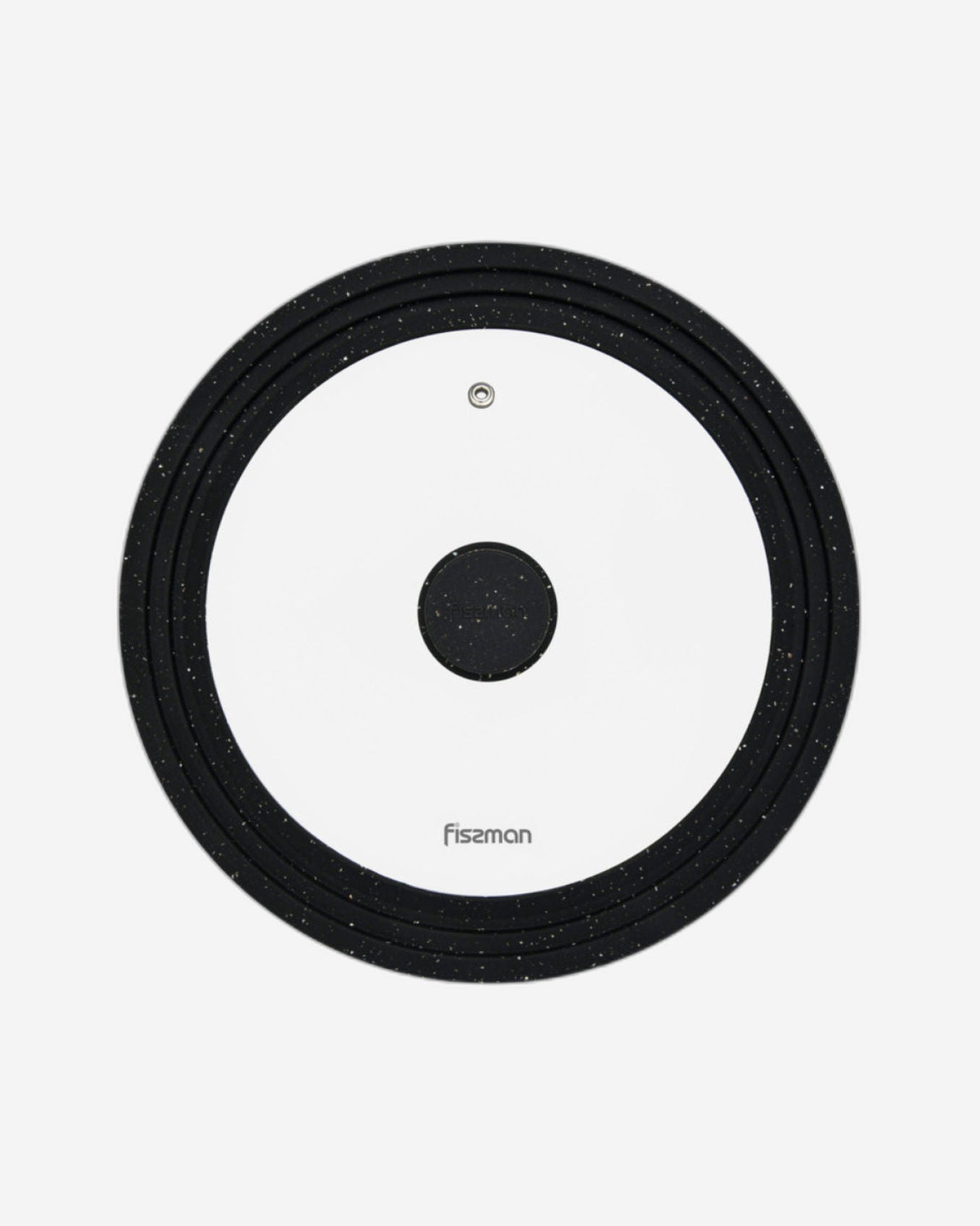 غطاء فيسمان متعدد الأحجام شفاف/أسود 26/28/30 سم