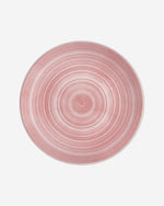 طقم عشاء أرلو من البورسلين الضحل، ١٢ قطعة، وردي، (٤ أطباق عشاء، ٤ أطباق جانبية، ٤ أوعية صغيرة)