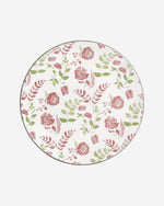 طقم عشاء أرلو من البورسلين الضحل، ١٢ قطعة، وردي، (٤ أطباق عشاء، ٤ أطباق جانبية، ٤ أوعية صغيرة)