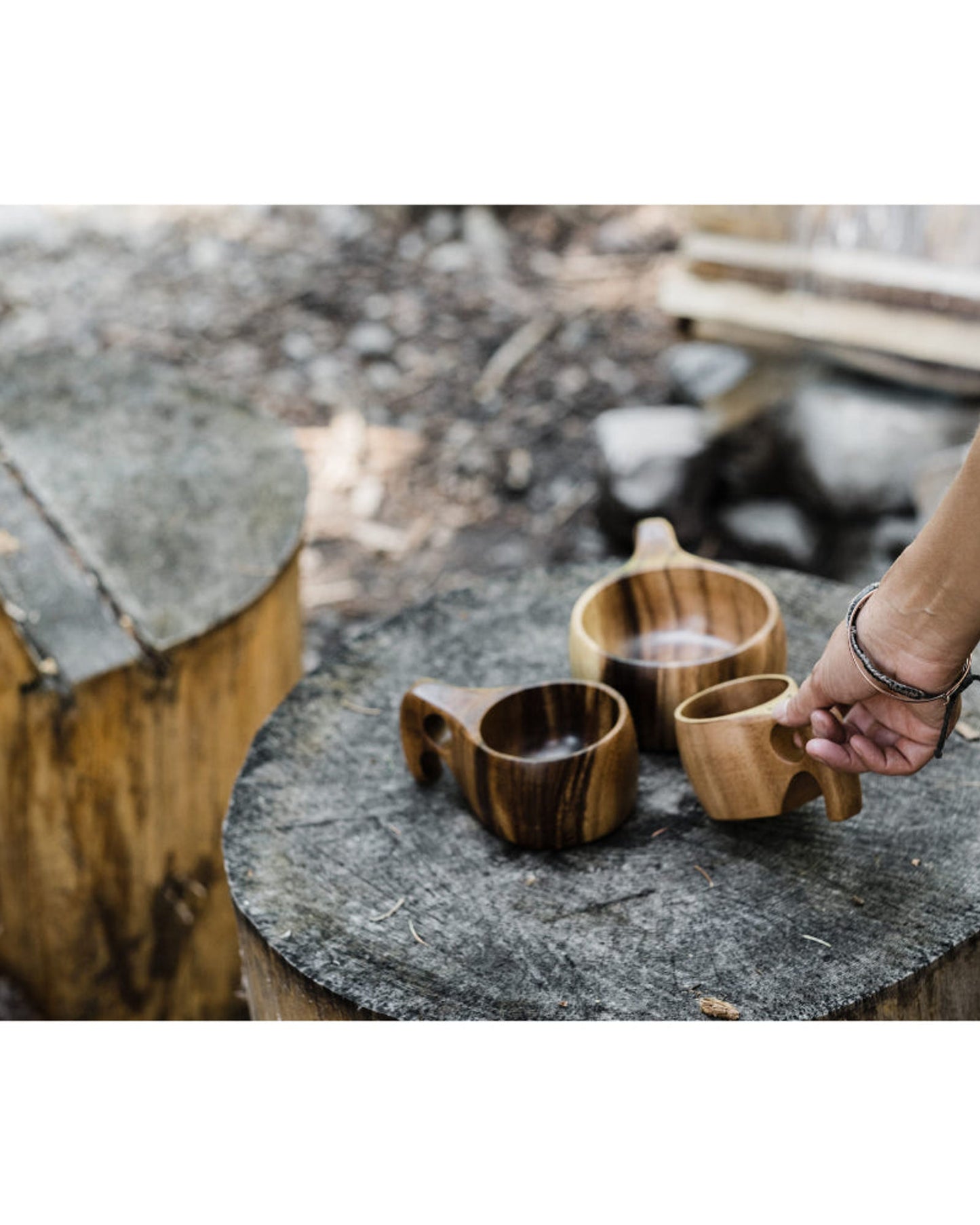 كوب شرب خشبي كوكسا من بيربونز - ١٦ أونصة