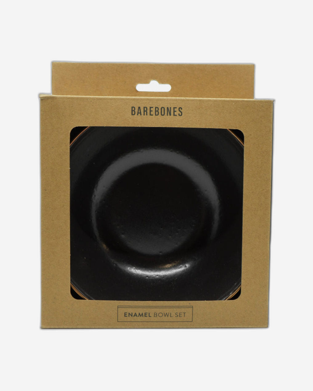 BareBones - وعاء مينا فحمي - مجموعة من قطعتين