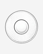 طقم أكواب قهوة زجاجية مع صحون من دوياليكس - ٨٠ مل، ١٢ قطعة، شفاف (CS-038C)