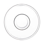 طقم فناجين شاي زجاجية وصحن من دوياليكس - 190 مل، 12 قطعة، شفاف