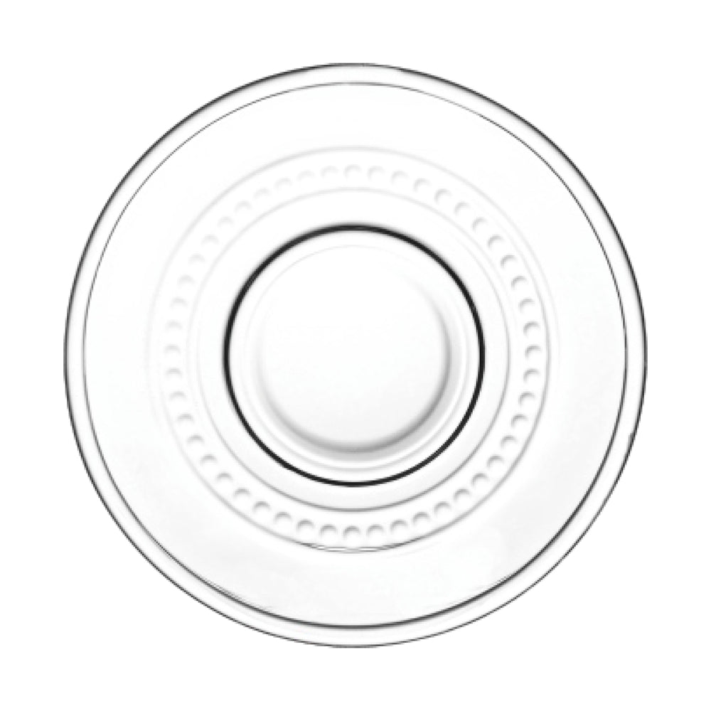 طقم فناجين شاي زجاجية مع صحون من دوياليكس - 190 مل، 12 قطعة، شفاف (CS-058A)