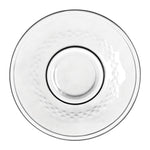 طقم فناجين شاي زجاجية وصحن من دوياليكس - 190 مل، 12 قطعة، شفاف (CS-058B)