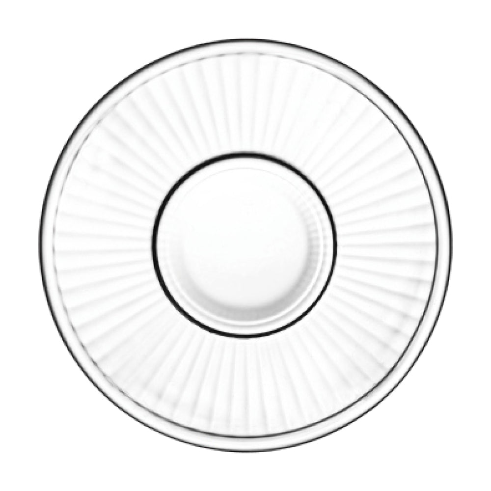 طقم فناجين شاي زجاجية وصحن من دوياليكس - 190 مل، 12 قطعة، شفاف (CS-058C)