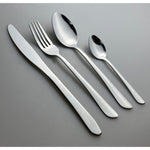 مجموعة أدوات مائدة ساسا من الفولاذ المقاوم للصدأ من كويزين آرت، 16 قطعة، فضية