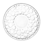 طقم فناجين شاي وصحن زجاجي من دوياليكس - ١٢٠ مل، ١٢ قطعة، شفاف (CS-158C)