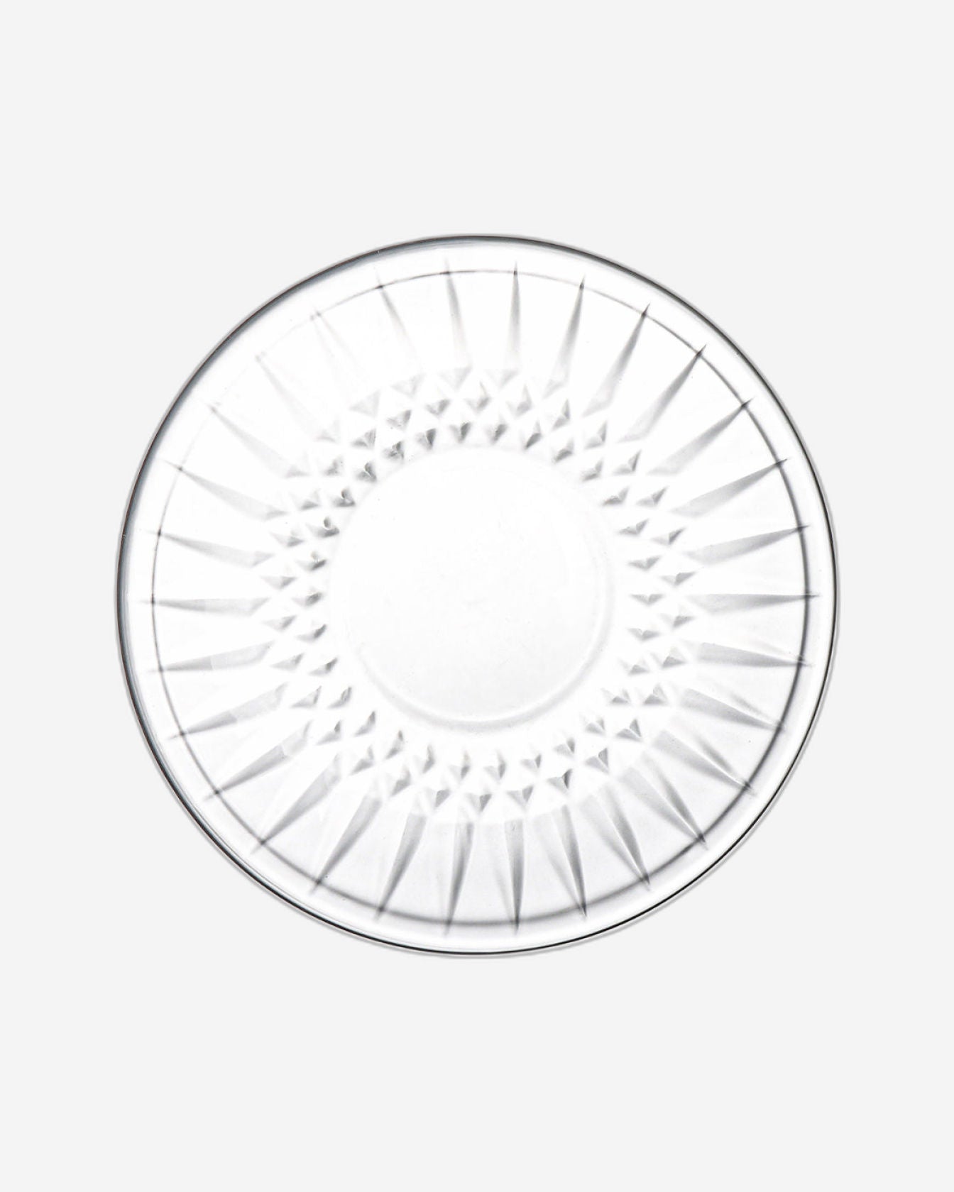 طقم فناجين شاي وصحن زجاجي من دوياليكس - ١٢٠ مل، ١٢ قطعة، شفاف (CS-158D)