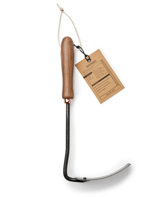 BareBones - مجرفة مربعة - لون الجوز/الأسود