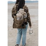 BareBones - حقيبة تجميع/قماش مشمع (كاكي غامق)