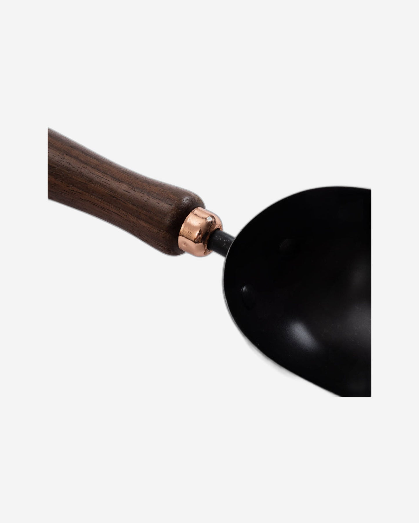 ملعقة حديقة صغيرة من الفولاذ المقاوم للصدأ من Barebones - لون الجوز/الأسود