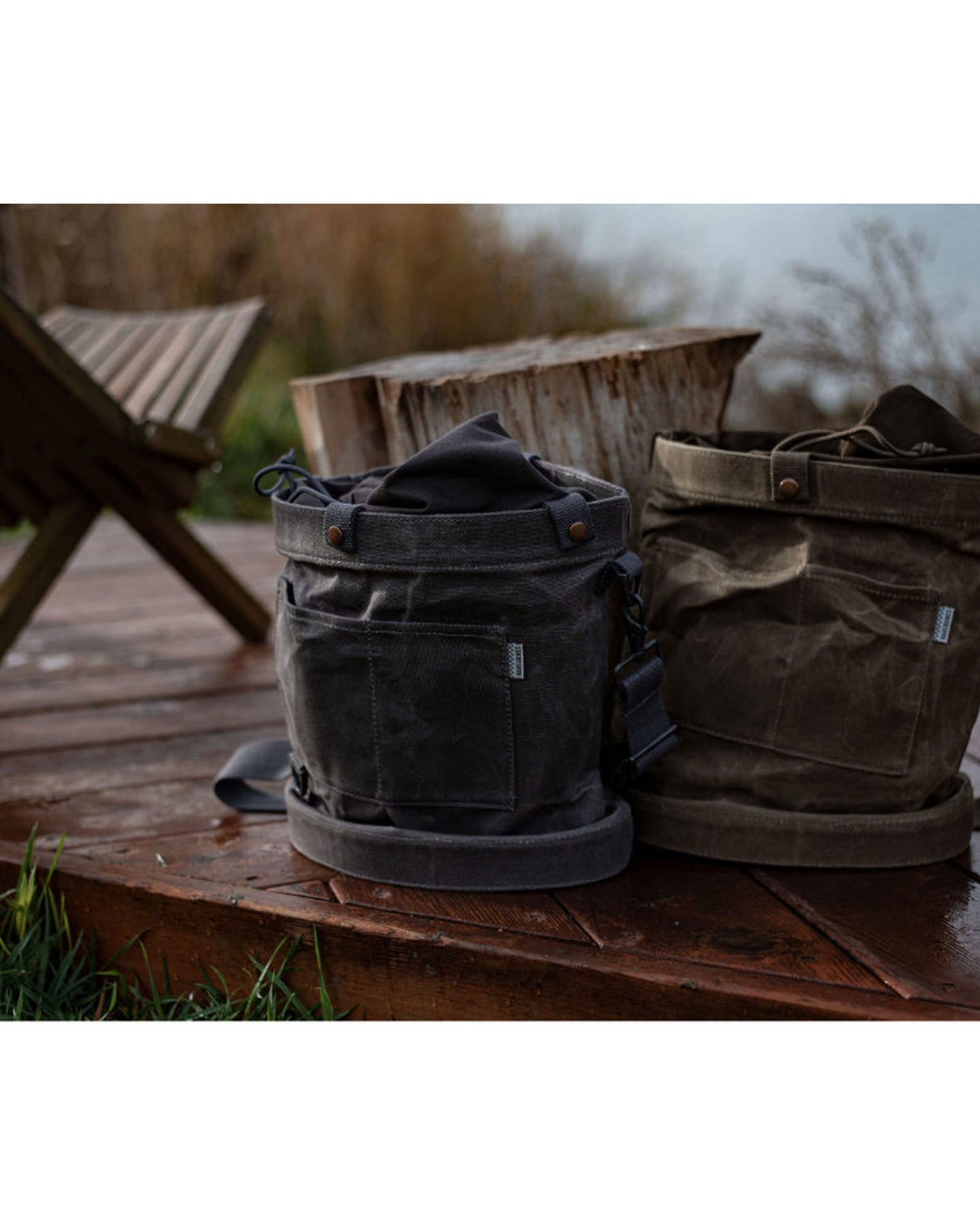 حقيبة بيربونز للبحث عن الطعام (كاكي داكن)