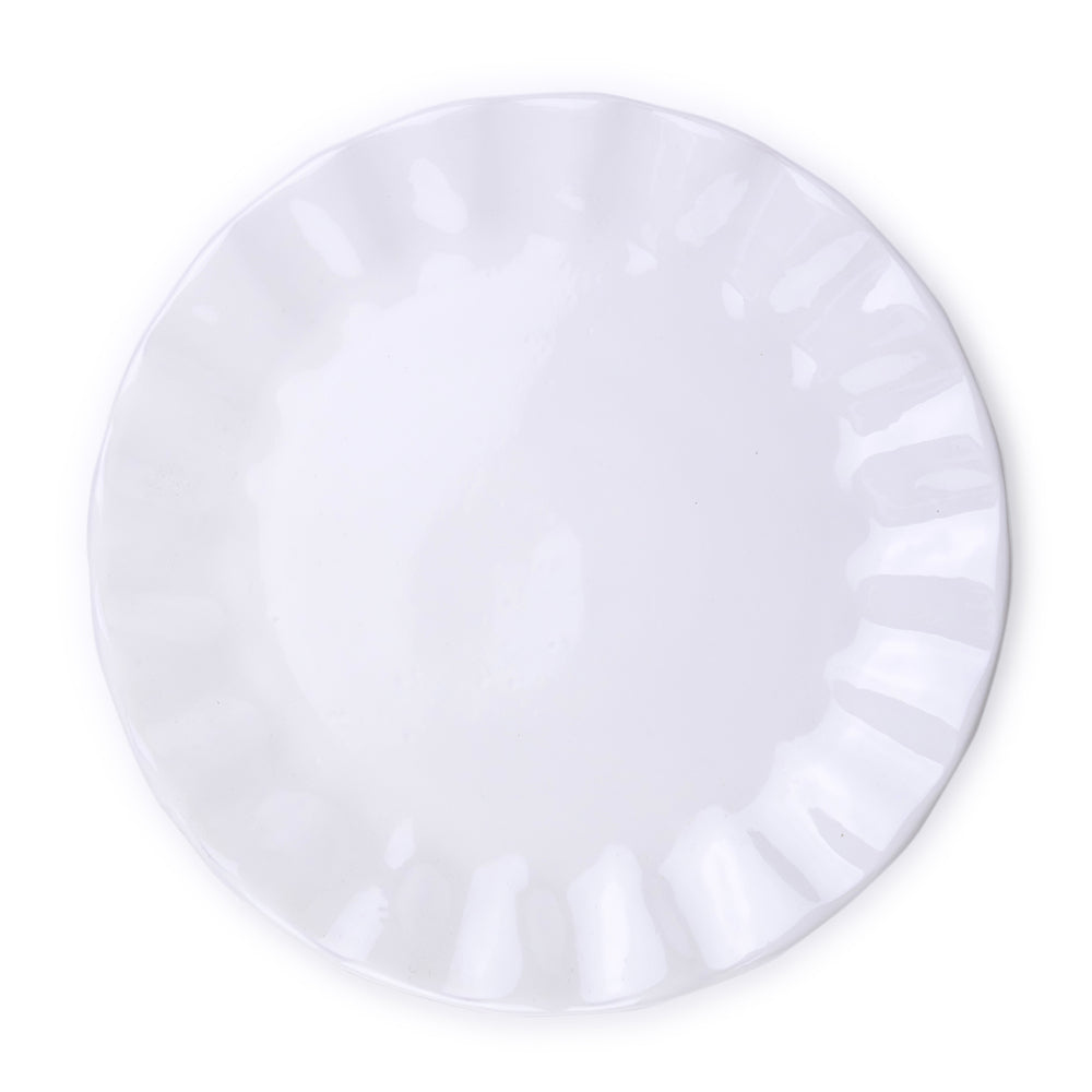 طقم عشاء سوزي من كوزين آرت، ١٢ قطعة، مطلي بالزجاج - كريمي