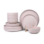 Cuisine Art 12-Piece Glazed Dinner Set - Cream