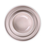 طقم عشاء مزجج من كوزين آرت، 12 قطعة - كريمي