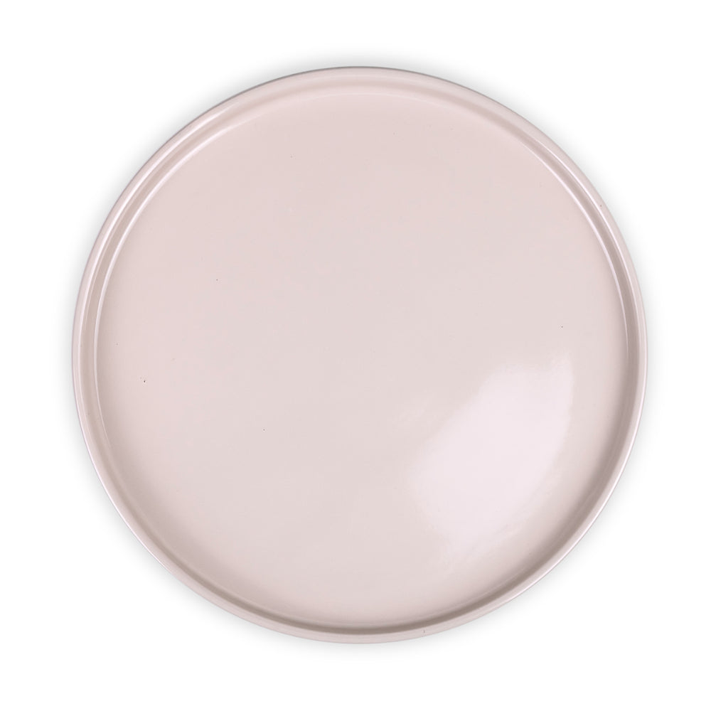 طقم عشاء مزجج من كوزين آرت، 12 قطعة - كريمي