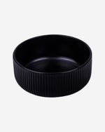 طقم عشاء ساها من الخزف الحجري من كويزين آرت، 12 قطعة - أسود