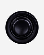 طقم عشاء ساها من الخزف الحجري من كويزين آرت، 12 قطعة - أسود