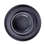 طقم عشاء ORI من الخزف الحجري من كويزين آرت، مكون من 12 قطعة - رمادي غامق