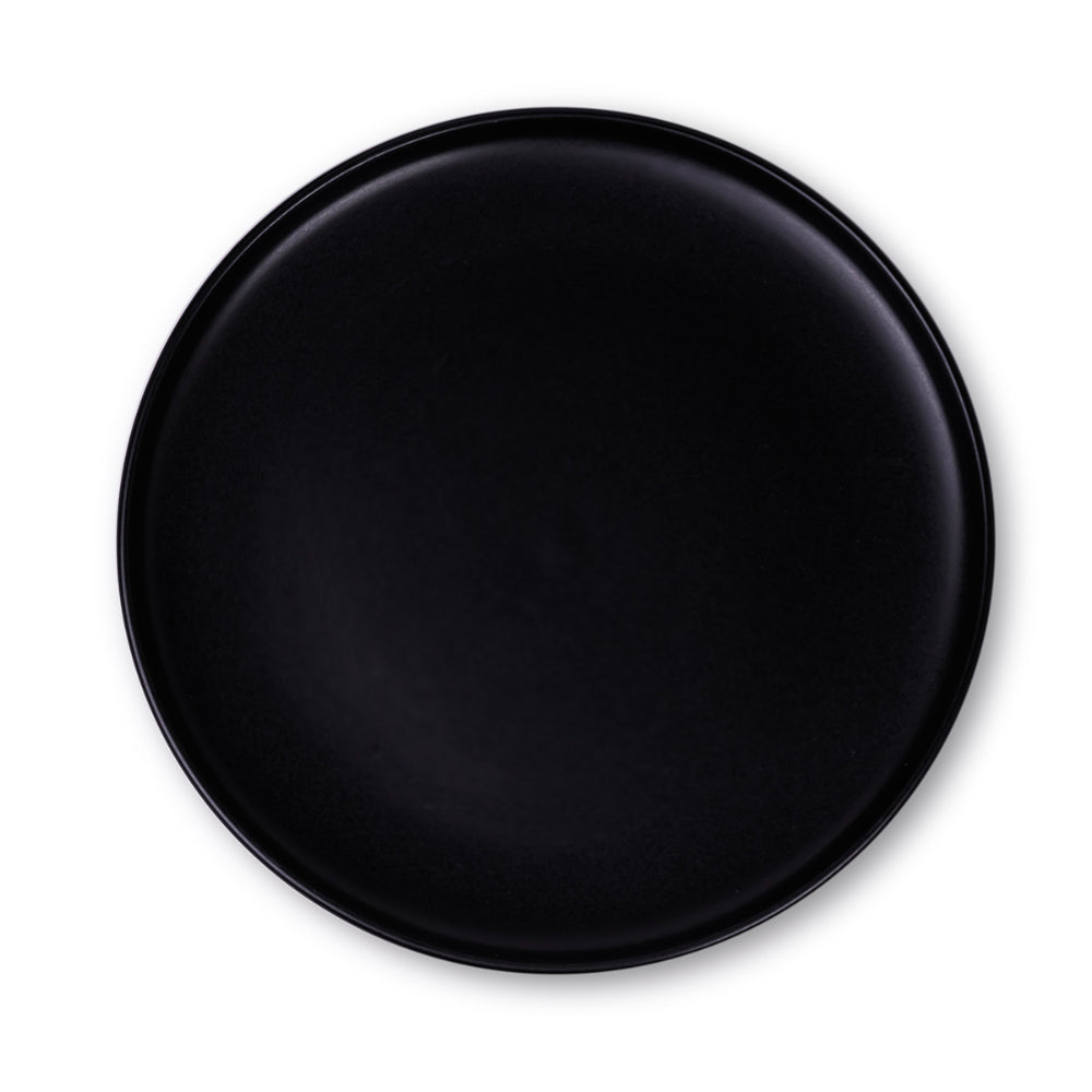 طقم عشاء من الخزف الحجري من كويزين آرت OLA، مكون من 16 قطعة - أسود