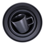 طقم عشاء سيراميكي من كويزين آرت سيرا، 16 قطعة - رمادي