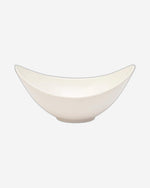 Shallow Porcelain Bowl, White - 9.5 Inch – Elegant Serving Bowl for Salad, Soup, Pasta, and More