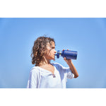 زجاجة مياه مويا "صدفة البحر" المعزولة والمستدامة سعة 350 مل، باللون الأسود