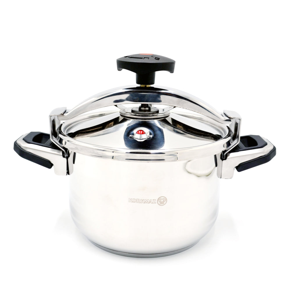 KORKMAZ STAINLESS STEEL PRESSURE COOKER 7.0 LTR
