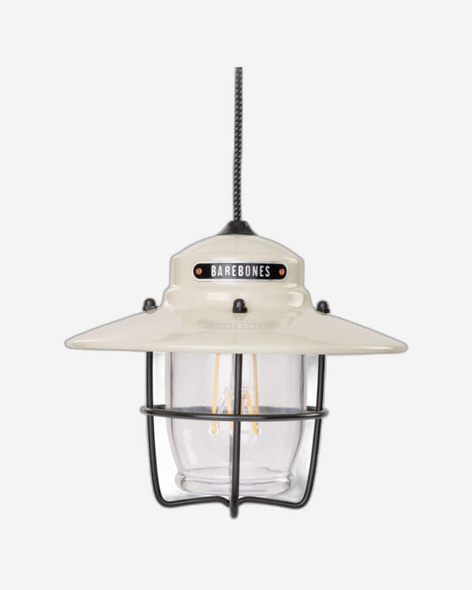 Barebones - مصباح معلق Outpost - أبيض عتيق
