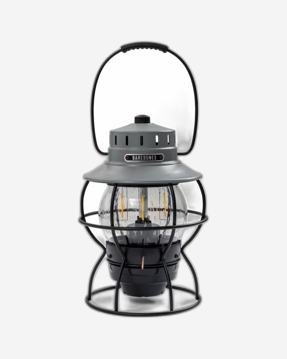 BareBones - فانوس السكة الحديد (رمادي داكن)