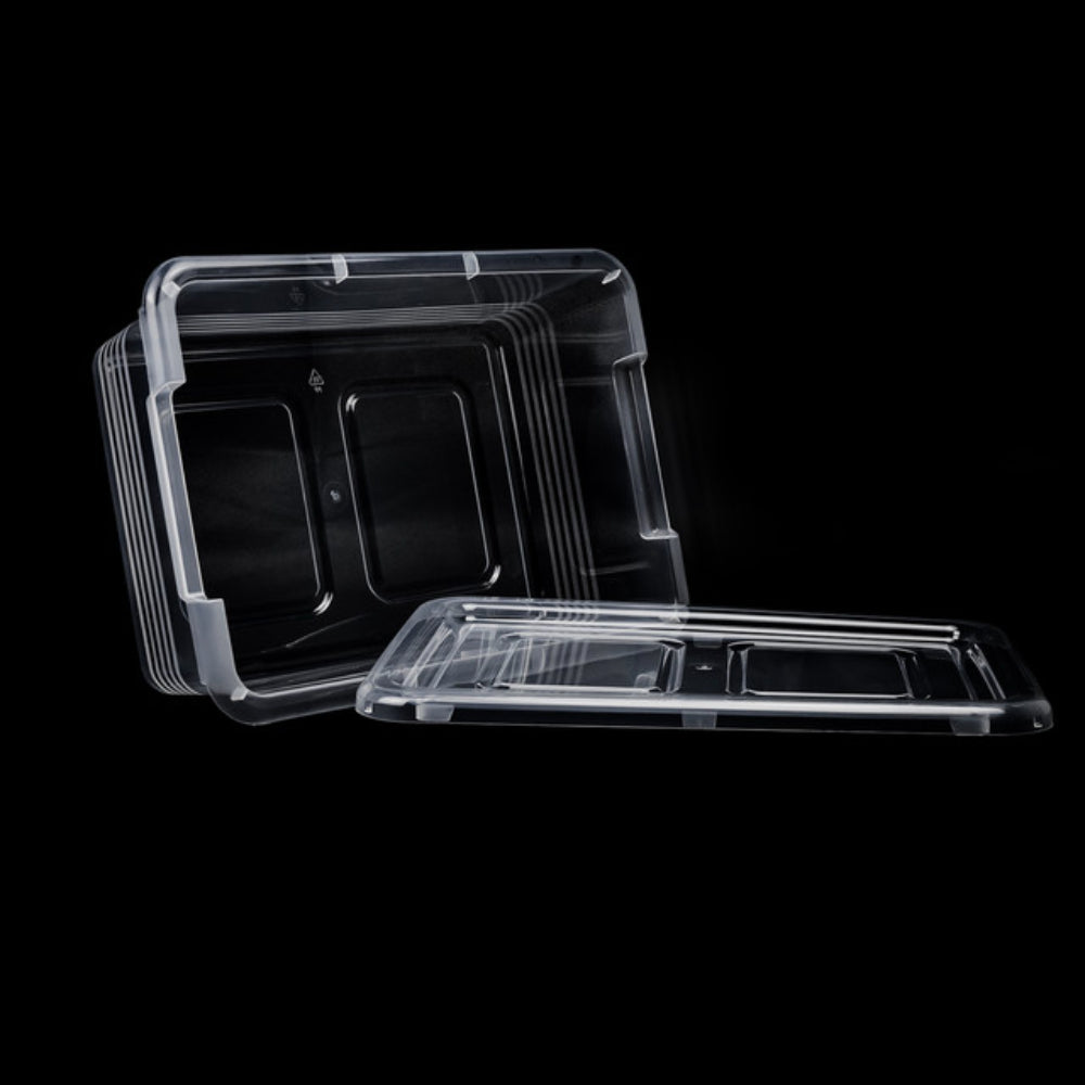 مجموعة صناديق تخزين من البولي بروبيلين من مونديكس، 6 قطع - سعة 10 لتر لكل قطعة - شفافة