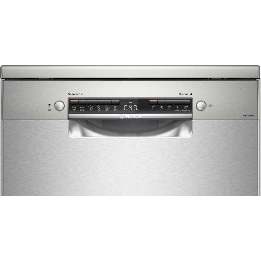 غسالة أطباق بوش من السلسلة 4 القائمة بذاتها مع خاصية الاتصال المنزلي