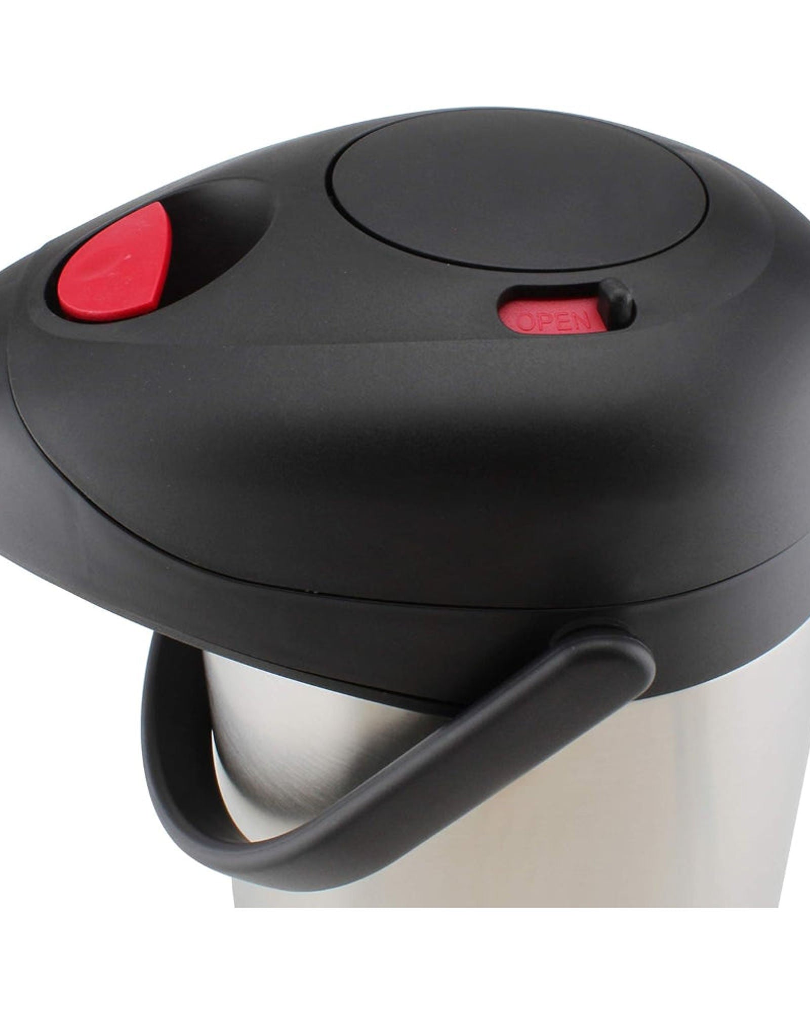 قارورة نيسان المعزولة بمضخة من الفولاذ المقاوم للصدأ، فضية اللون، سعة ٣ لترات | قارورة مشروبات معزولة بتفريغ الهواء مزدوجة الجدار للمشروبات الساخنة والباردة