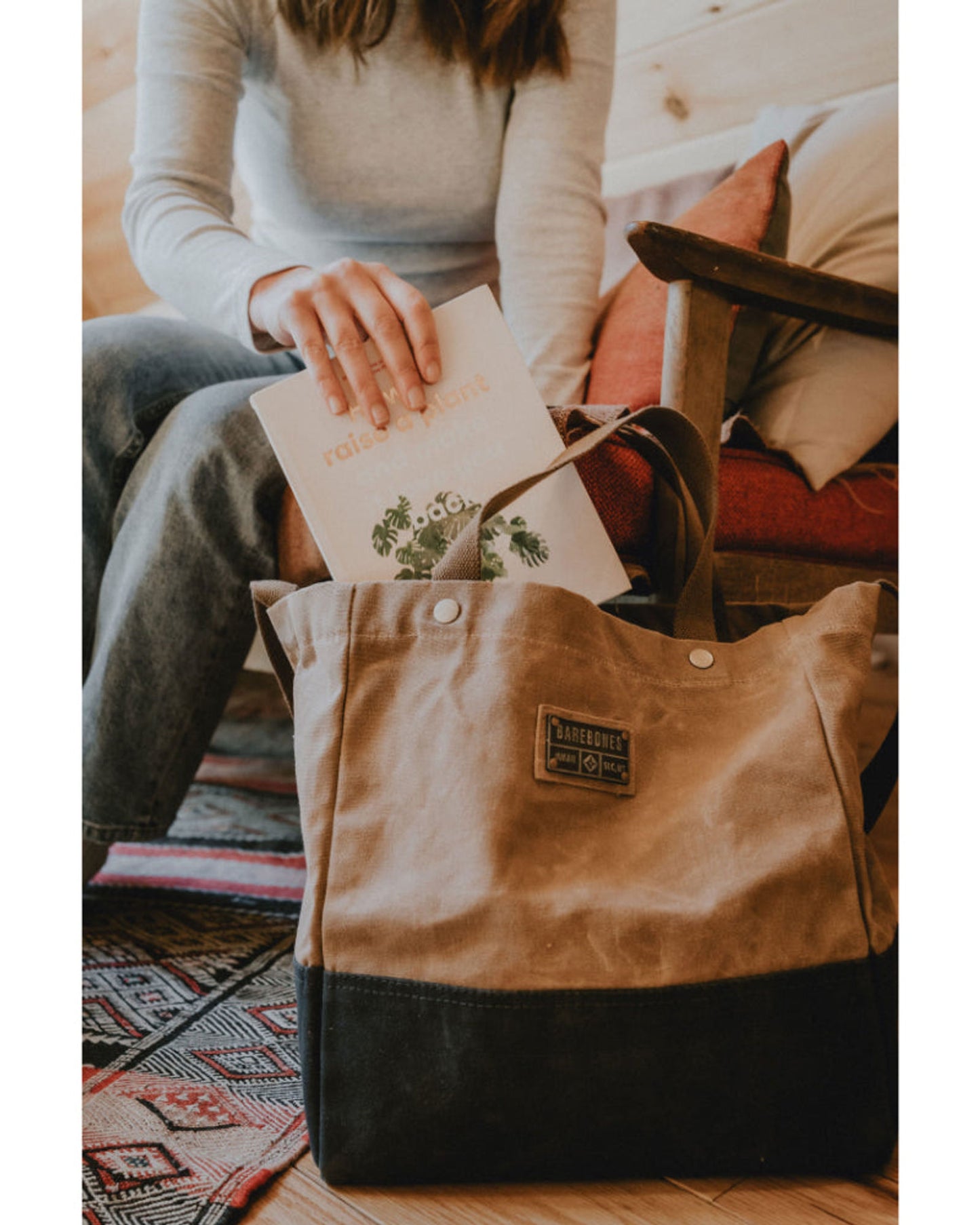 حقيبة نيلوم كبيرة الحجم من بيربونز (كاكي)