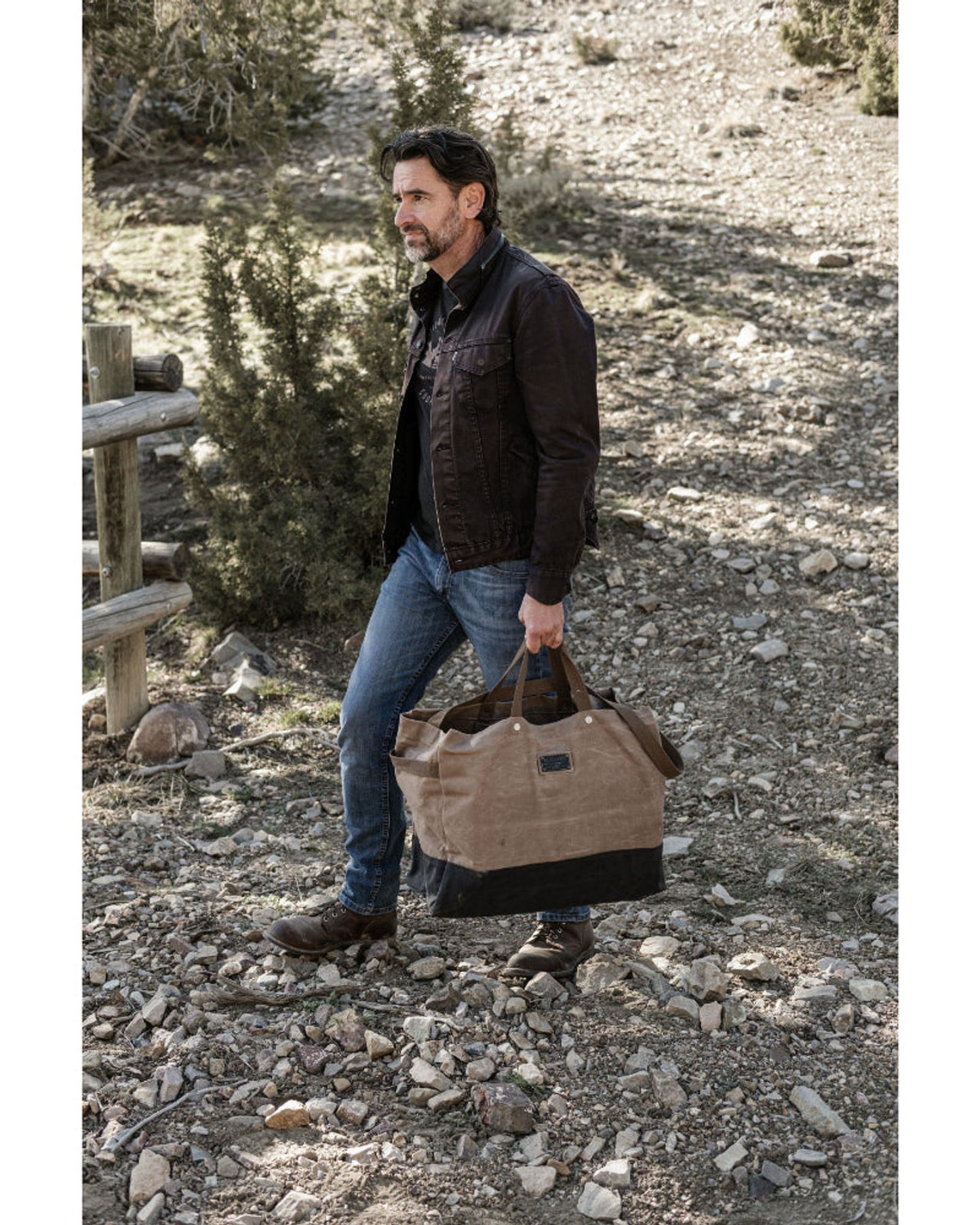 بيربونز - حقيبة حمل الحطب نيلوم (كاكي)