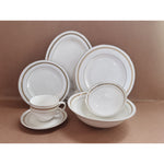 طقم عشاء شالو نيو بون تشاينا - أيان، 32 قطعة، أبيض