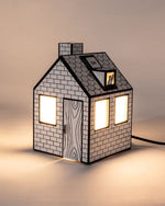 Seletti Desk lamp in recycled paper"on-off"16x16x25-uk