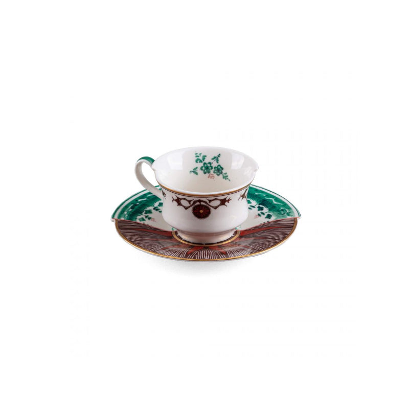 Seletti COFFEE CUP WITH SAUCER IN PORCELAIN 