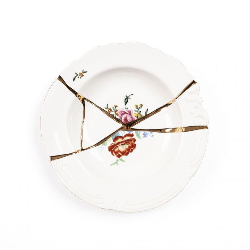 Seletti KINTSUGI-n'2 SOUP BOWL IN  PORCELAIN