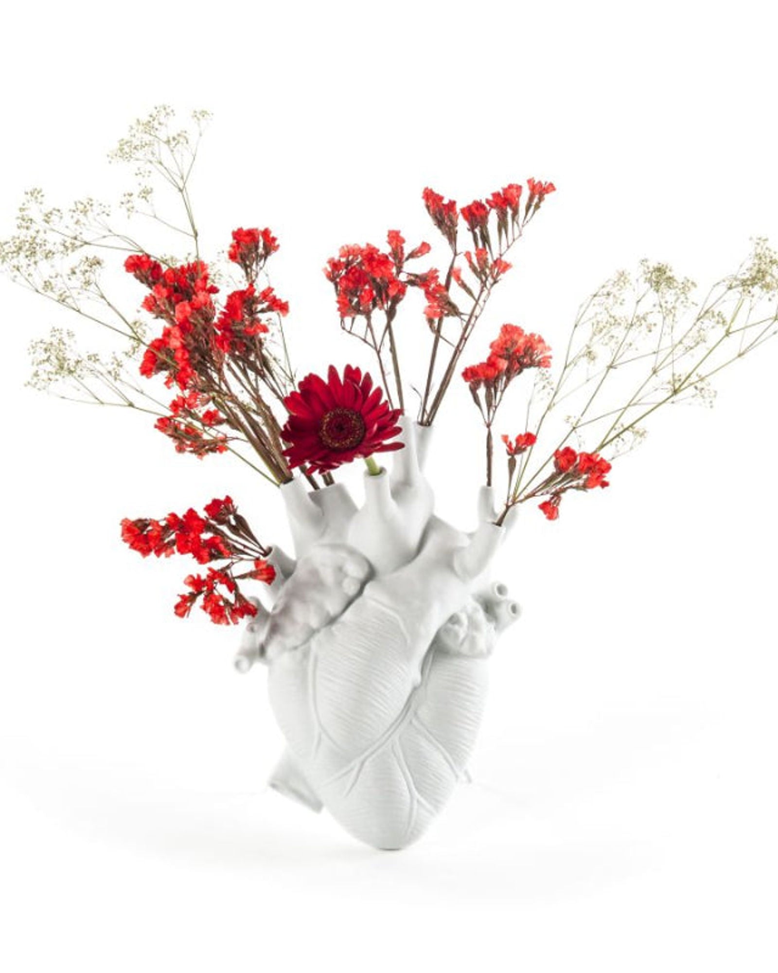 مزهرية سيليتي لوف إن بلوم باللون الأبيض