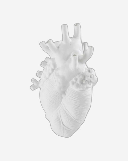 مزهرية سيليتي "الحب في الإزهار" بيضاء ضخمة