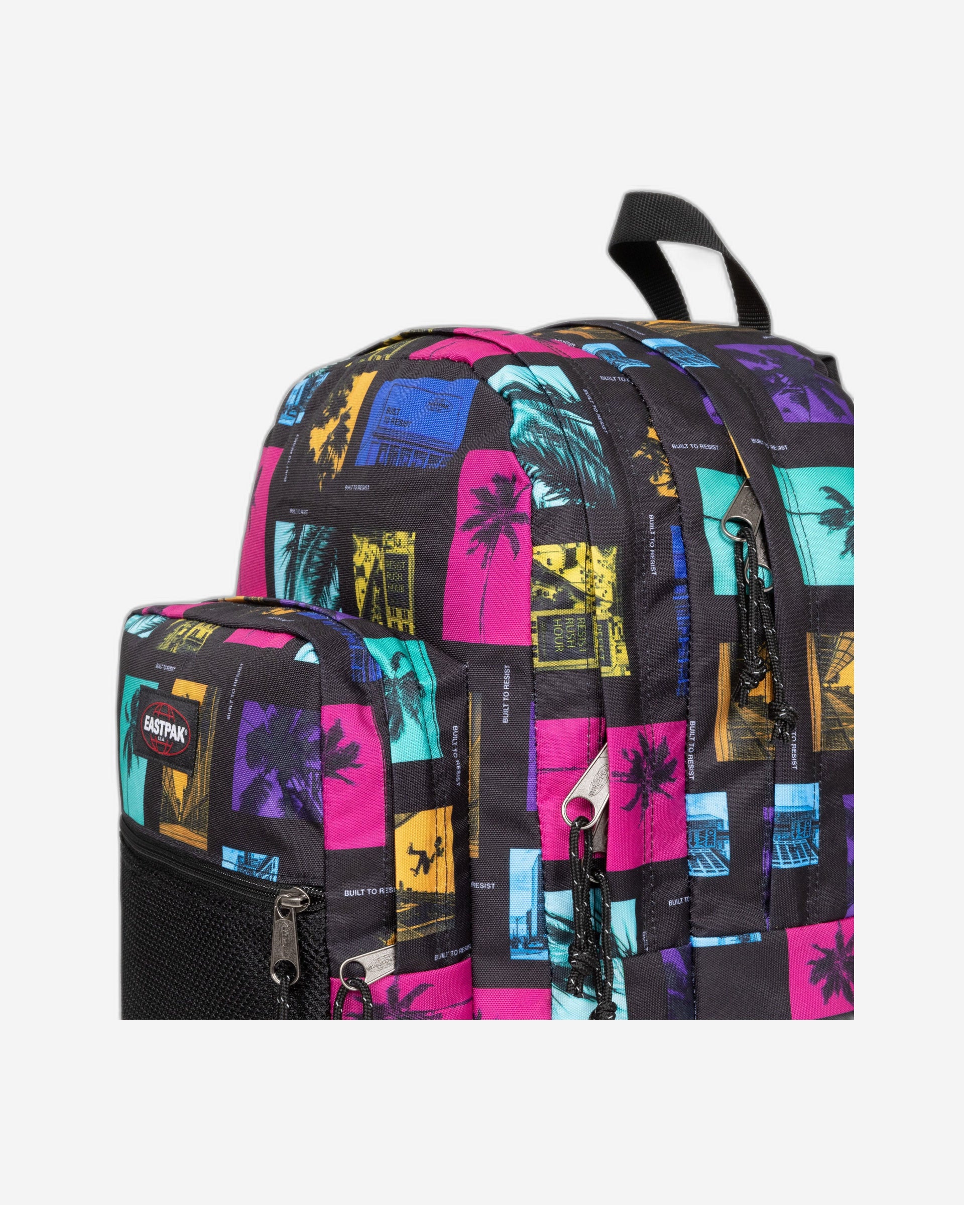 حقيبة ظهر Eastpak Pinnacle City Bay سوداء متوسطة الحجم مع حماية للكمبيوتر المحمول - EK0000606O01